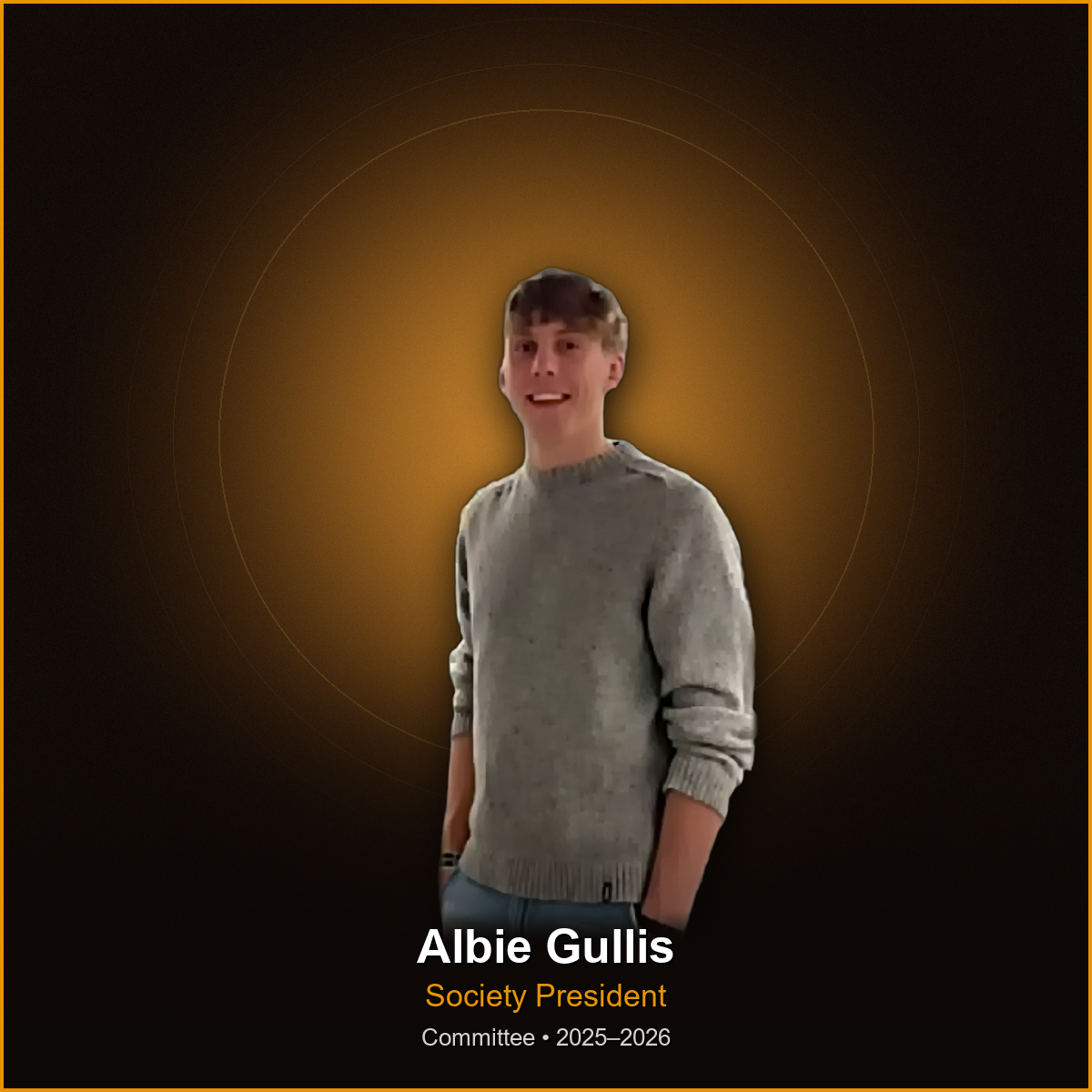Albie Gullis - Society President