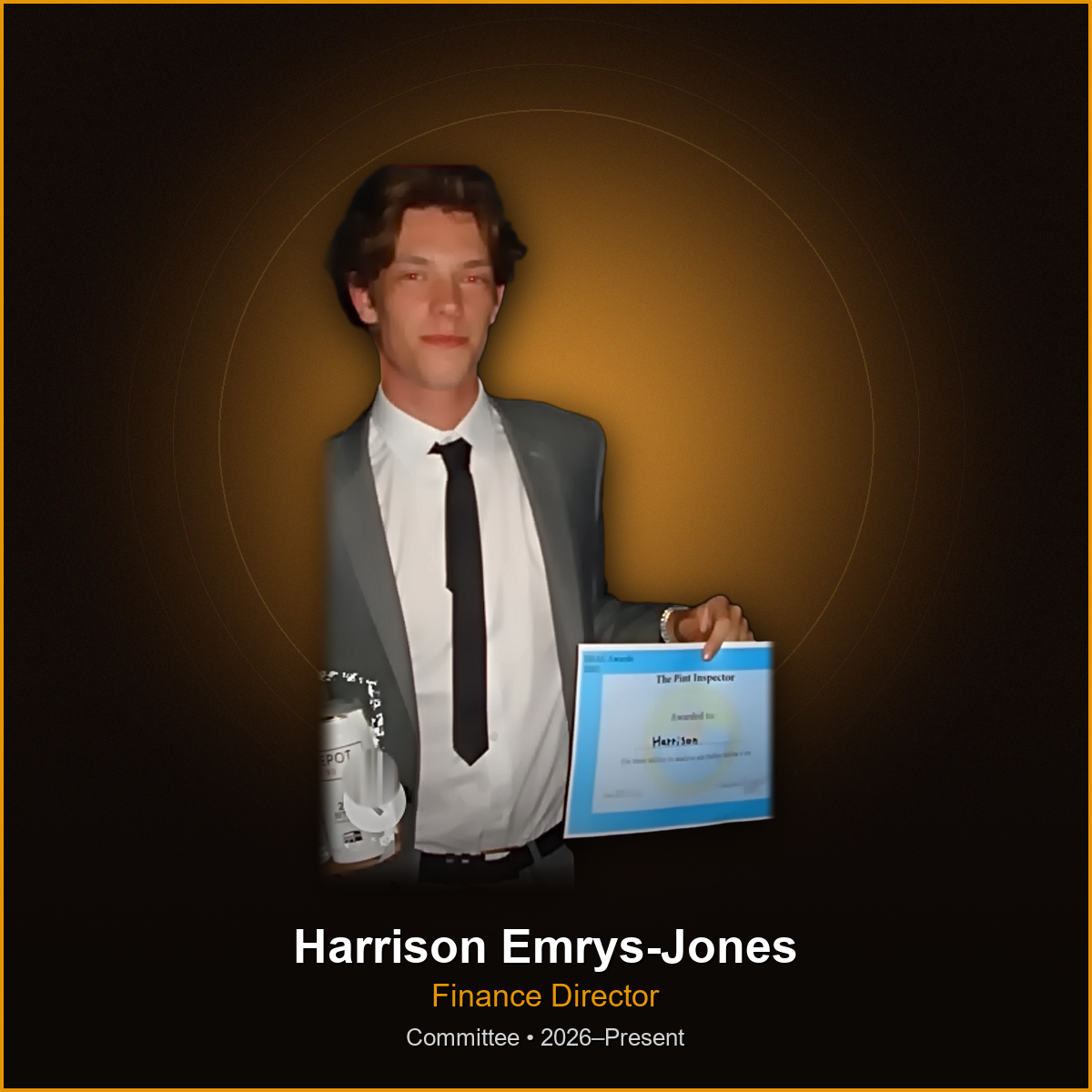 Harrison Emrys-Jones - Finance Director
