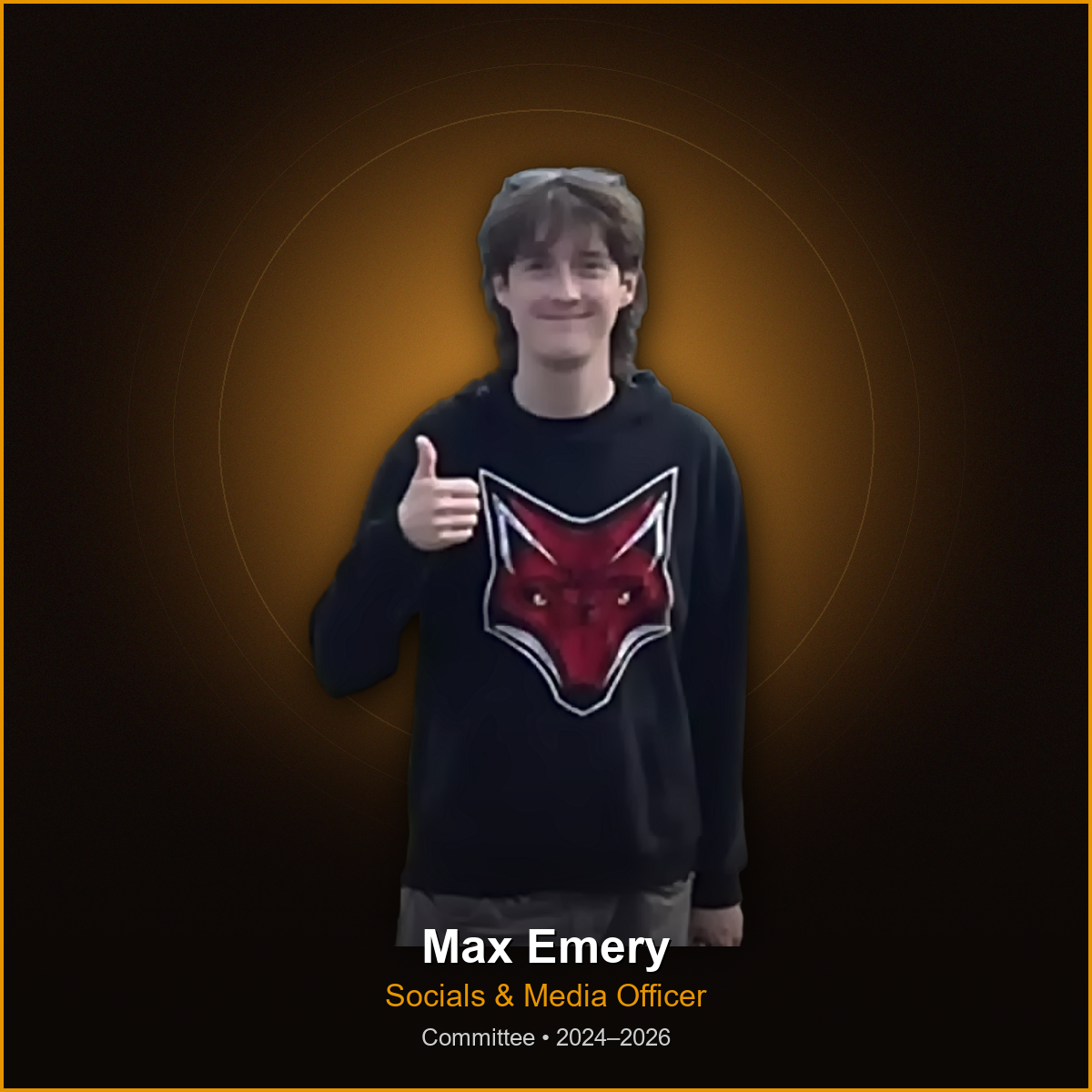 Max Emery - Socials & Media Officer