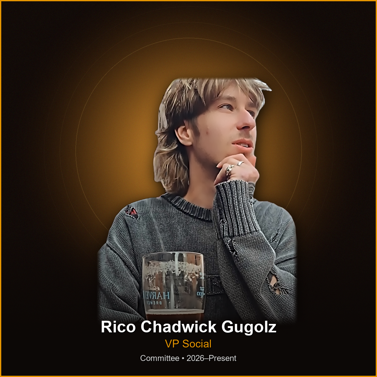 Rico Chadwick Gugolz - VP Social